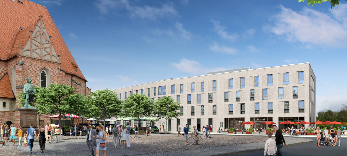 GETEC IMMOBILIEN baut neues Hotel in Dessau: Der Immobilienentwickler aus Hannover errichtet bis Ende 2023 einen Neubau mit 106 Zimmern in der Bauhaus-Stadt. Betreiber wird die Budget-Hotel-Kette B&B. 