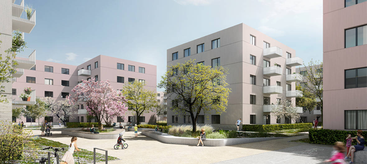 HOWOGE startet Bauarbeiten für energieeffizientes Quartier mit 583 Wohnungen in Berlin: Die Bauarbeiten für ein Wohnquartier mit 583 bezahlbaren Wohnungen, einer Kita sowie 950 Quadratmetern Gewerbefläche haben begonnen.