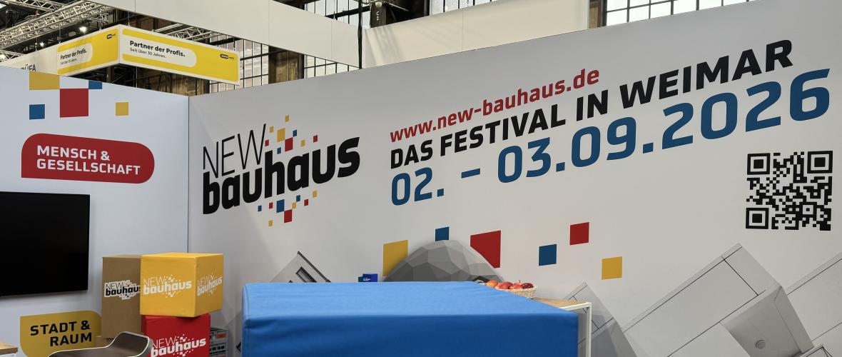 Premiere für NEW bauhaus auf der polis Convention