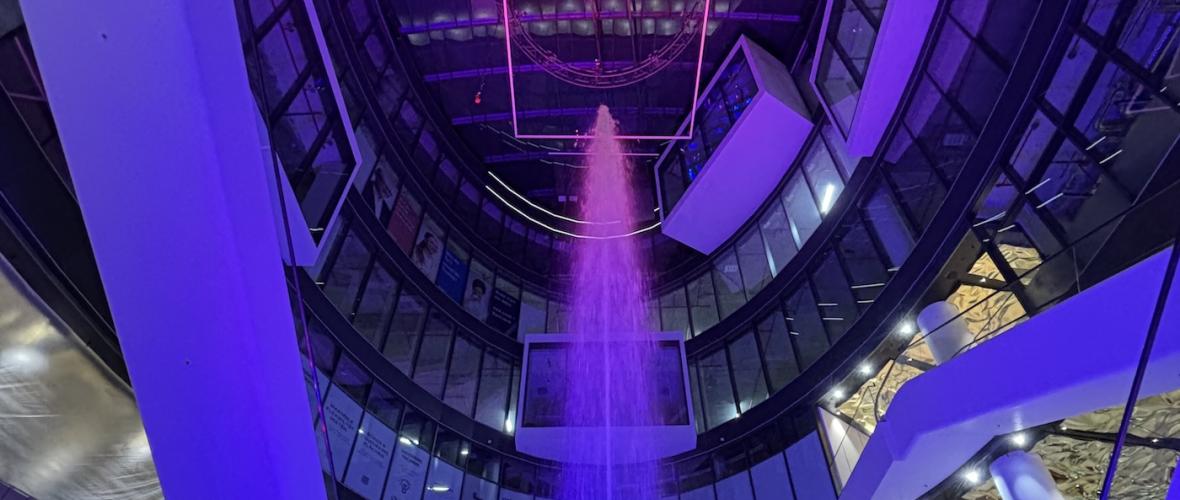 Legendärer Springbrunnen im NEO Leipzig wieder in Betrieb