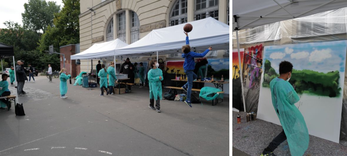 „Am Winterfeldt“ in Berlin: Hip Hop Jam und Graffiti für eine Verständigung mit der Nachbarschaft