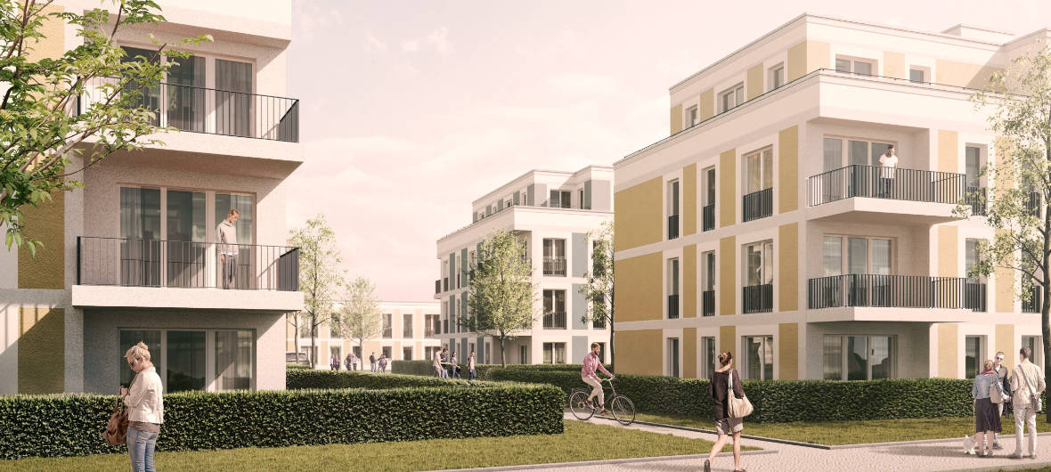 Baugenehmigung für Quartier mit 158 Mieteinheiten in Strausberg: Im Berliner Speckgürtel steigt die Nachfrage nach Wohnraum kontinuierlich an. Deshalb plant die KW-Development 158 neue Mietwohnungen in Strausberg, für die nun die Baugenehmigung erteilt wurde.