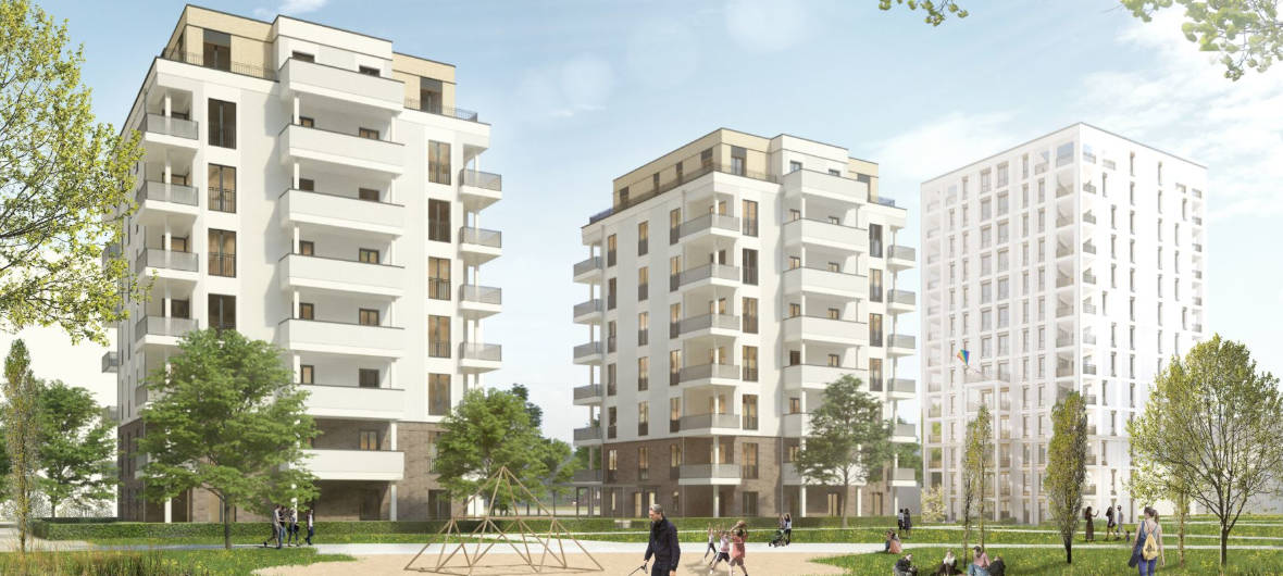 „Lipsia-Zwillinge“: Baustart für zwei Leipziger Punkthäuser in Holz-Hybrid-Bauweise 