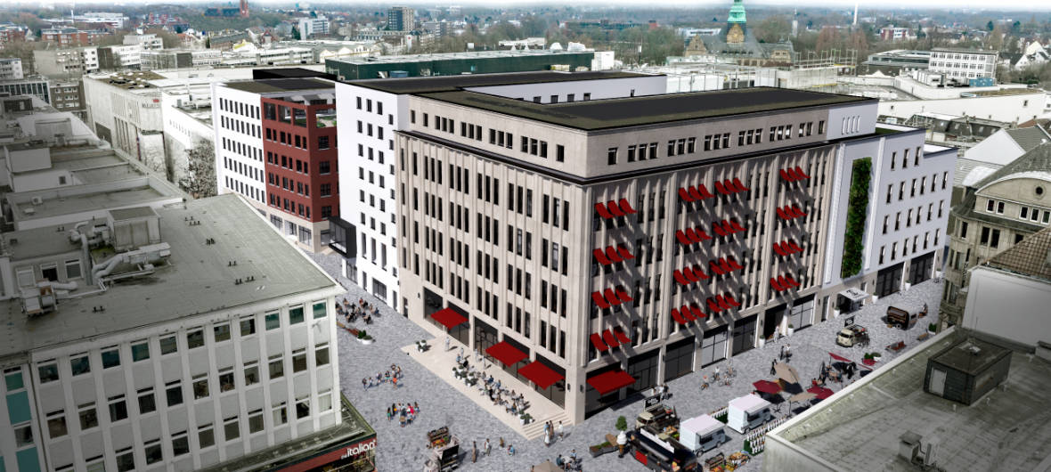 MarktQuartier Recklinghausen: Ehemaliges Karstadt-Warenhaus wird revitalisiert