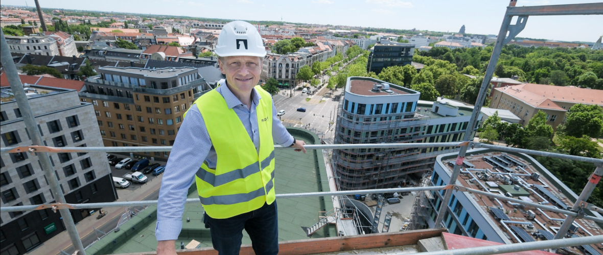 Leipzig: Im OSTFORUM fallen die letzten Gerüste