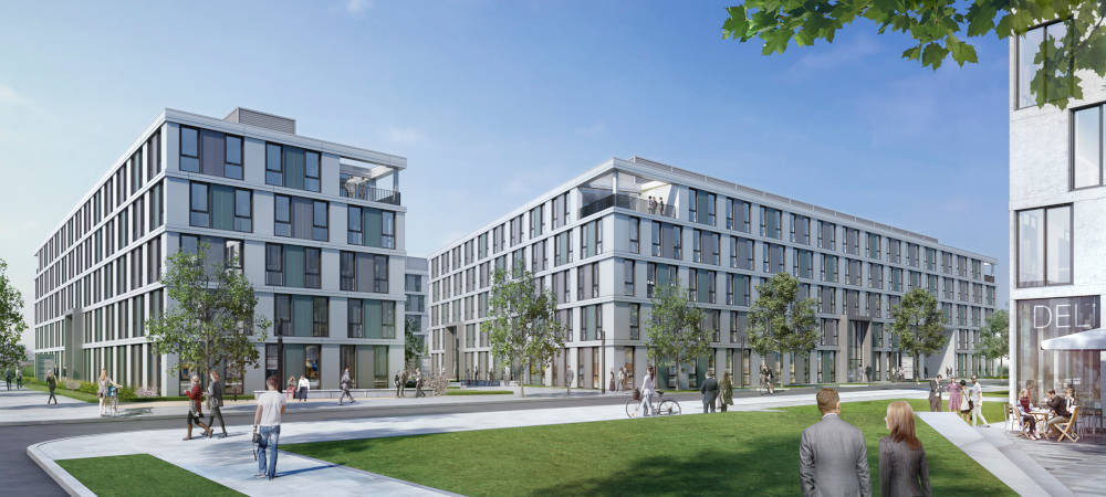 OfficeLab-Campus Adlershof: Nachhaltiges Büroensemble für den Technologiepark: Im Technologiepark Berlin-Adlershof entsteht mit dem 