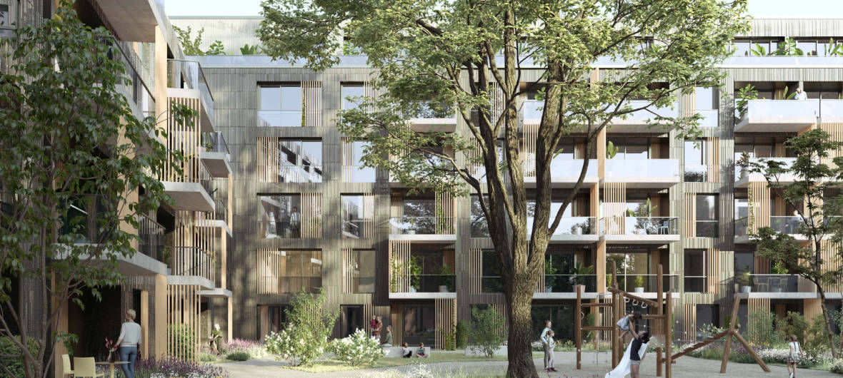Berlin: PANDION entwickelt Wohnungen in Köpenicker Bahnhofsstraße: Der Entwickler Pandion plant einen Wohnkomplex neben dem Einkaufszentrum 