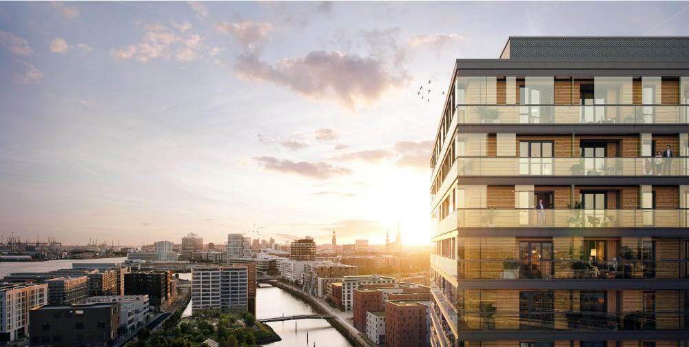 ROOTS: In Hamburg entsteht das höchste Holzhochhaus Deutschlands: In dem 65 Meter hohen Holzhochhaus 