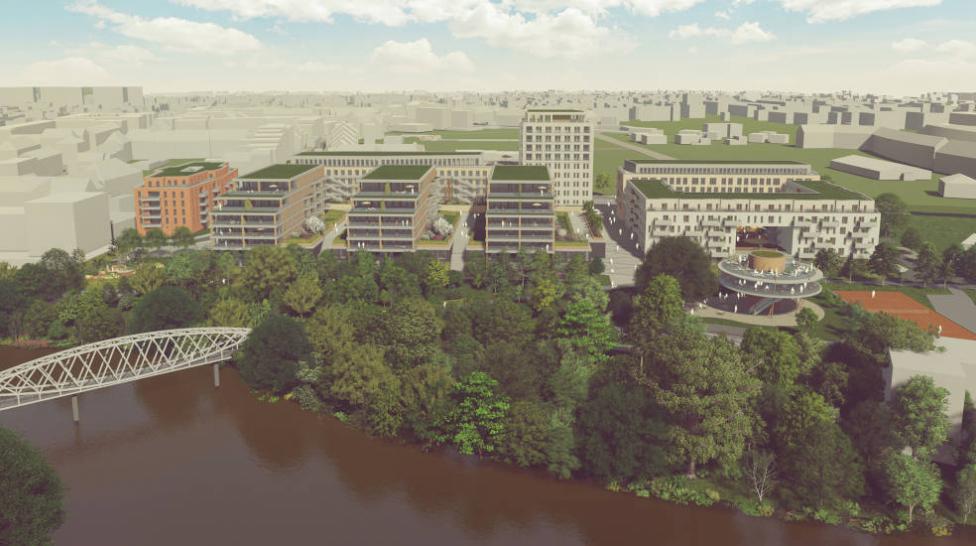 Saale Garten: Neues Stadtquartier mit 200 Wohnungen für Halle