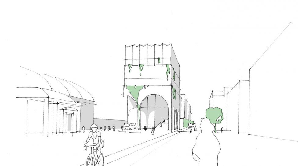 S&G Development entwickelt mit dem NetWorkHub einen Fernbusterminal mit Fahrradparkhaus sowie neuen Bürowelten am Hauptbahnhof Dresden.