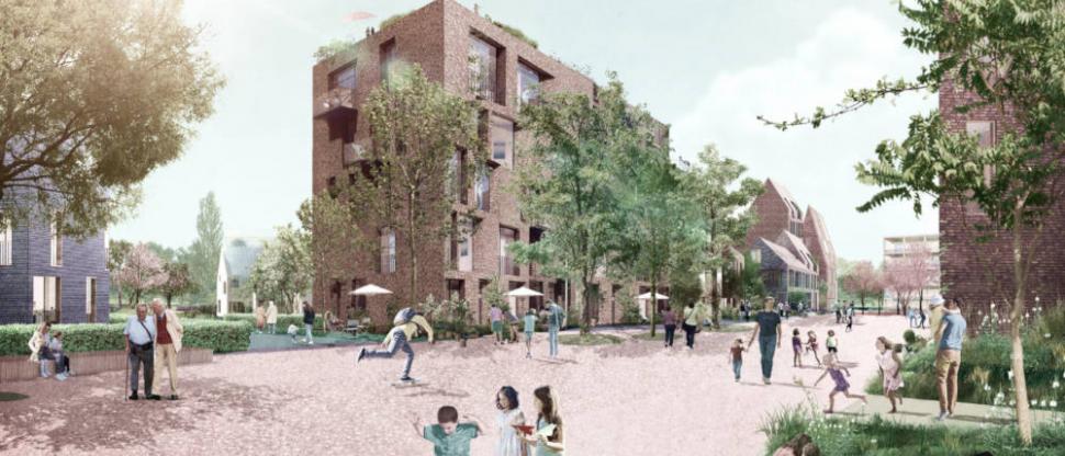 Stadtquartier "Buch - Am Sandhaus": Die Entscheidung für einen Entwurf ist gefallen