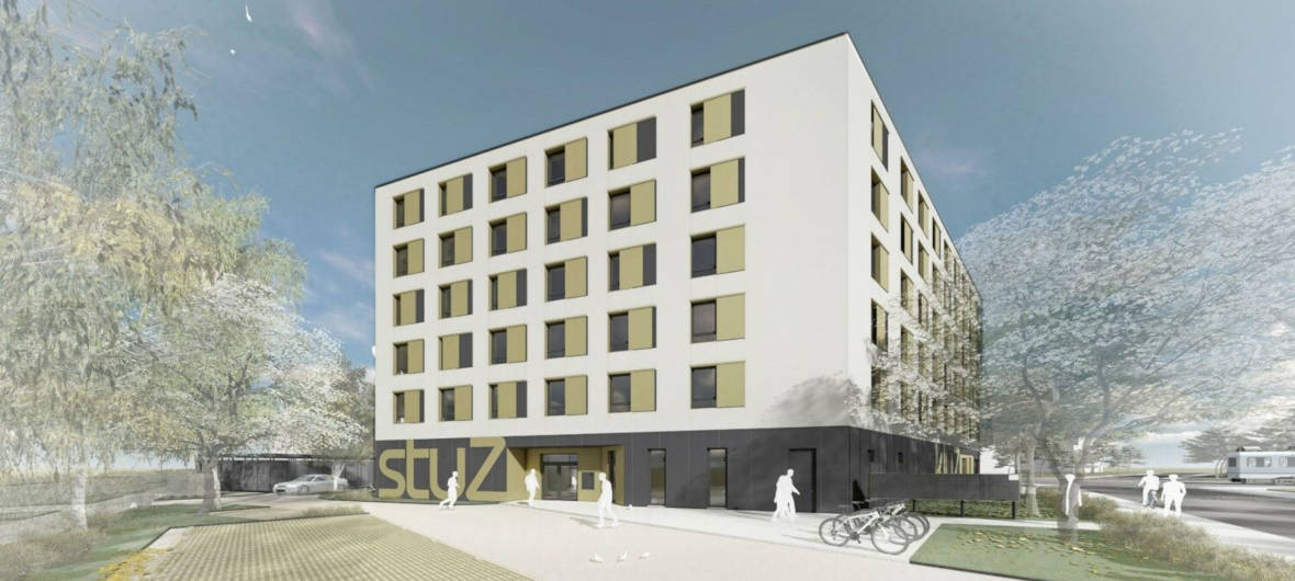 Neues Studentenwohnheim in Zwickauer Makarenkostraße