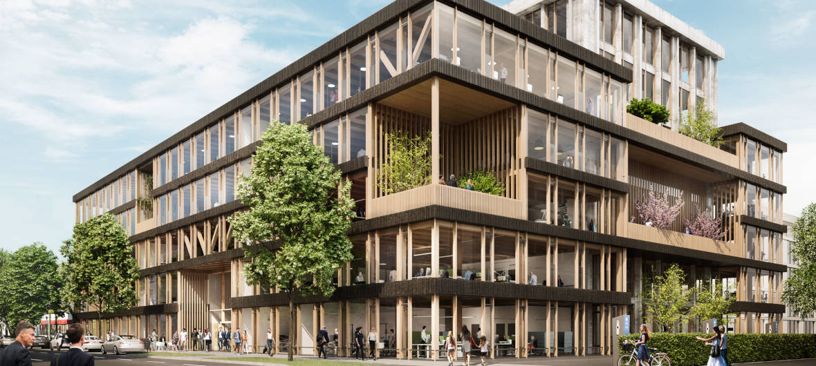 TRI: Cradle-to-Cradle trifft auf Holz-Hybrid-Bauweise im neuen Münchner Bürogebäude