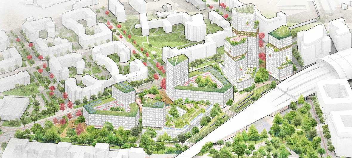 Städtebauliches Konzept für das ULAP-Quartier in Berlin entschieden: Für das Filetgrundstück mit Altbestand in der Nähe des Hautbahnhofes und dem Regierungsviertel in Berlin-Moabit endet der Wettbewerbliche Dialog. Wir präsentieren den Siegerentwurf ...