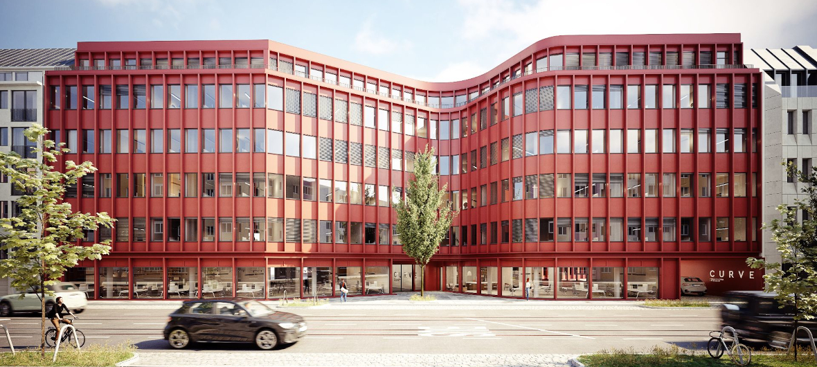 Düsseldorf: Becken feiert Richtfest für Büroprojekt „CURVE“: Anfang September 2023 feierte der Hamburger Immobilieninvestor Becken das Richtfest für seine neue Büroimmobilie in Düsseldorf-Friedrichsstadt. 