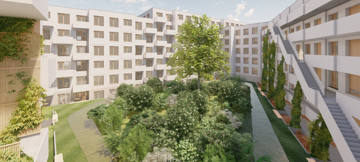 AOC realisiert in Halle das Wohnquartier „Riebecks Gärten“ mit 330 Wohnungen