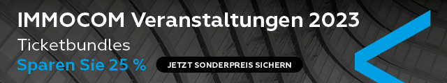 Sonderpreise für IMMOCOM-Immobilien-Events